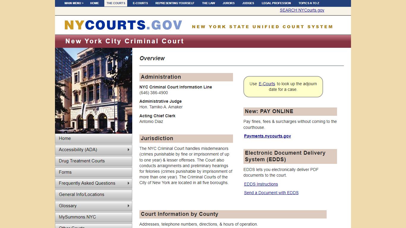Home Page | NYCOURTS.GOV - Judiciary of New York